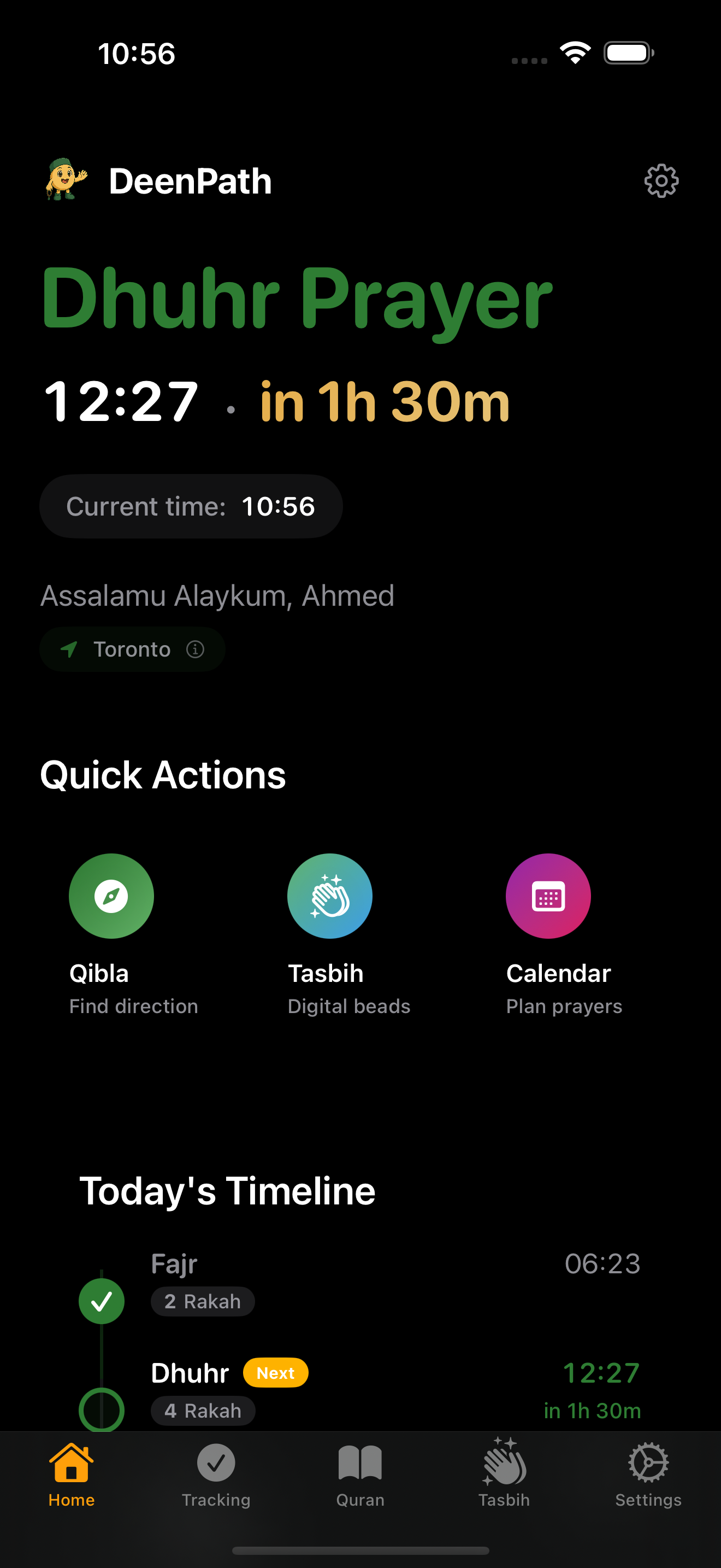 DeenPath Prayer Times